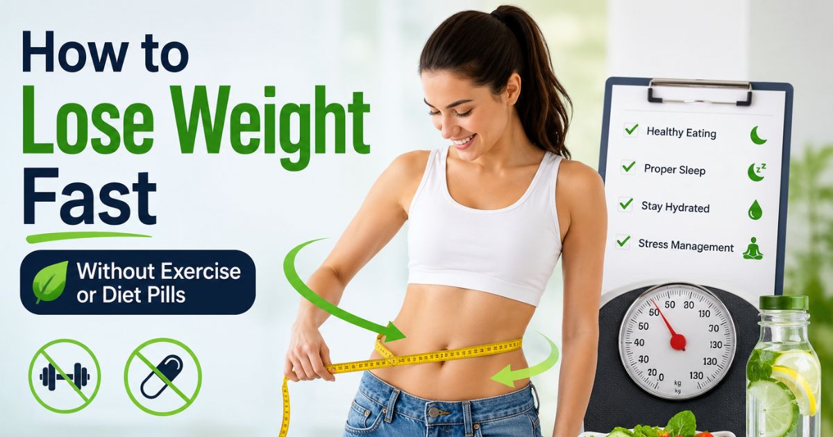 Lose Weight Fast Without Exercise