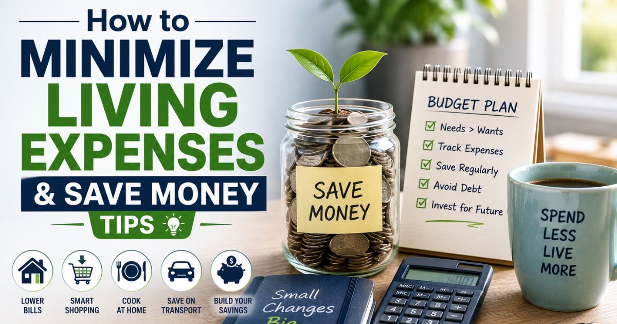 Minimize Living Expenses and Save Money Tips